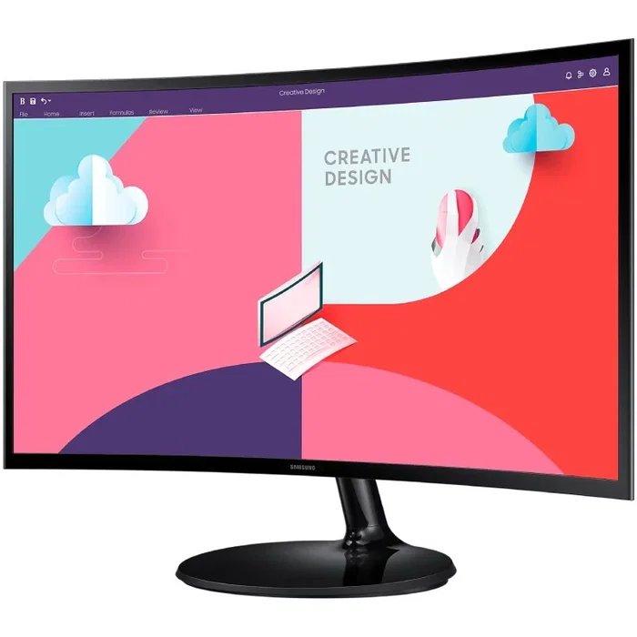 Samsung Monitor Curvo S36C 24" Full HD AMD FreeSync 75Hz Eye Saver Flicker-Free Negro LS24C364EAUXEN S24C364EAU
